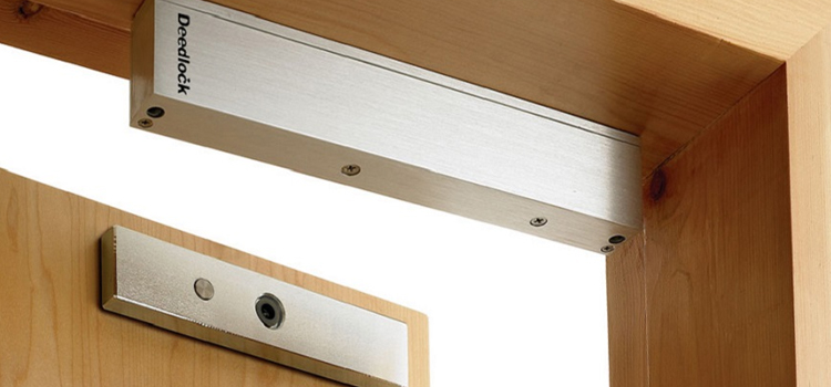 Magnetic lock installation French Valley